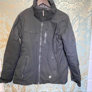 Orage Insulated Snowboarding Jacket Black Size Medium